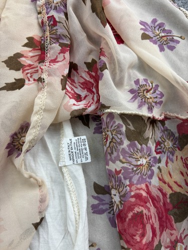 Brandy Melville Slip Dress Women's OS Pink Floral Lined Y2k Girly Fairy - Picture 7 of 9