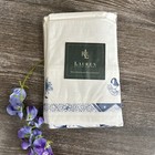 Ralph Lauren Porcelain Blue Pillowcase SET / NEW Made In USA ~ STANDARD / QUEEN