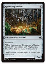 Gleaming Barrier #252 (NM) Foundations FDN Magic MTG