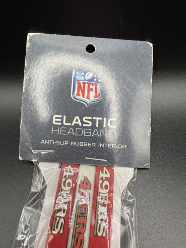 NFL San Francisco 49ers Damen Elastisches Anti Rutsch Stirnband 3er Pack Neu - Bild 3 von 4