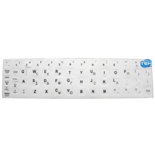 Greek Keyboard Stickers For Greek Layout Gr For White Matte Laptops