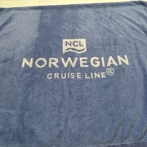 Telo mare piscina NCL Norwegian Cruise Line blu 34 x 62" - Foto 2 di 15