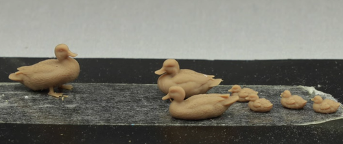 1/35 Resin ducks set Unpainted - Picture 1 of 3