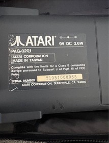 Atari Lynx PAG-0201 Handheld Console Color Screen w/ Case Manuals AC Adapter Gam