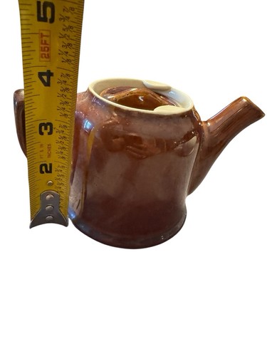 Vintage Brown Hall Pottery Teapot with Lid Tea for One - Picture 9 of 15