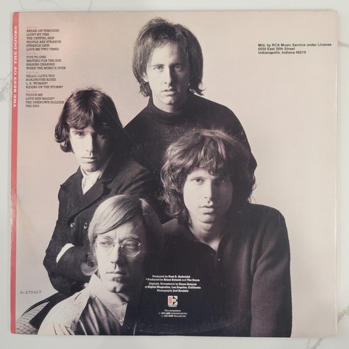 The Best Of The Doors Double Vinyl LP -1985- Germany - EX Cond - Elektra EKT 21 - Picture 2 of 9