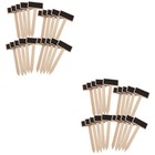  Set of 2 Kreidetafel Klein Mini-Kreidetafelschilder Holzhalkplatten