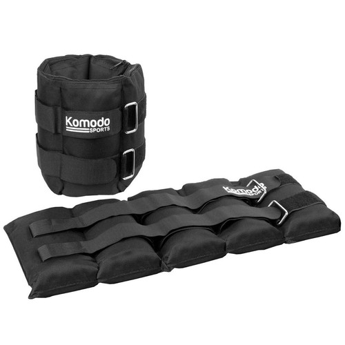 Adjustable ANKLE WEIGHTS Max 5-10 kg Removable Each Weighted Wrist Running Set - Picture 3 of 17