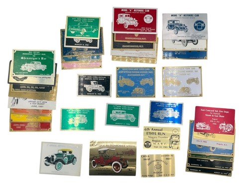 Oldtimer Auto Show Armaturenbrett Plakette Garage Laden Dekor Posten von 38 - Bild 1 von 5