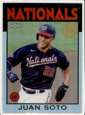 2021 Topps Chrome - 1986 Topps Baseball Juan Soto #86BC-4