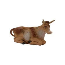 Nativity Manger Cow Figurine Made In Depose Italy Read Replacement 