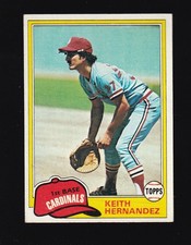 1981 Topps Keith Hernandez #420 St Louis Cardinals