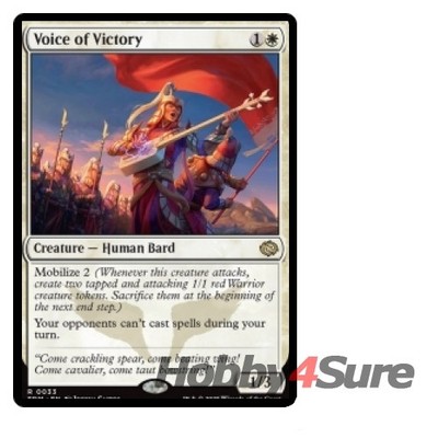 Voice Of Victory M/NM Magic: The Gathering MTG Tarkir: Dragonstorm