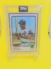 2022 Topps Spotlight70 Andy Friedman Artist Signed WILLIE MAYS Silver AP #60 /20