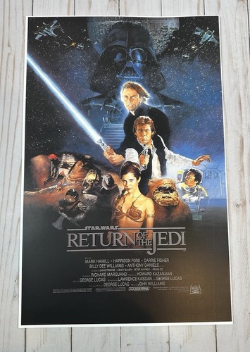 STAR WARS - RETURN OF THE JEDI - MOVIE POSTER - 17 X 11 CLASSIC VINTAGE - Picture 1 of 18