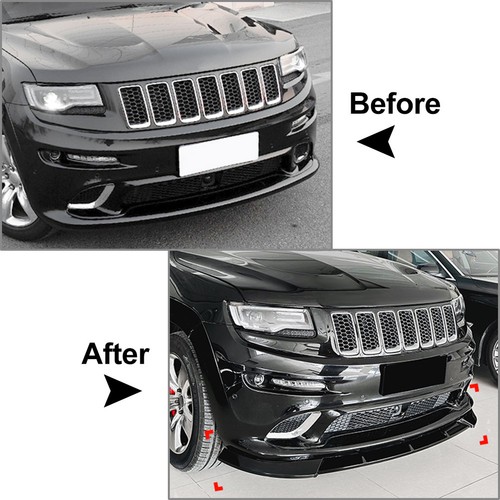 Frontspoilerlippe Splitter für Jeep Grand Cherokee SRT SRT8 2012-2016 2013 - Picture 2 of 8