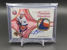 2021-22 Ultimate Material Signatures Anthony Beauvillier /35 New York Islanders