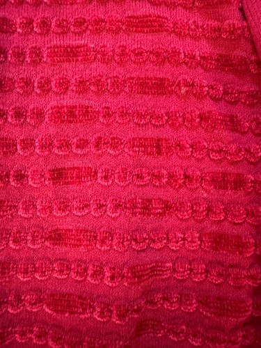 St. John Collection Wool (Blend?) Red Zip Up Knit Sweater Jacket Top Size 12 - Picture 3 of 7