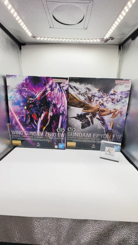 Set of 2 Gundam MG 1/100 Epyon EW Wing Gundam Zero EW CROSS CONTRAST COLORS New - Picture 2 of 12