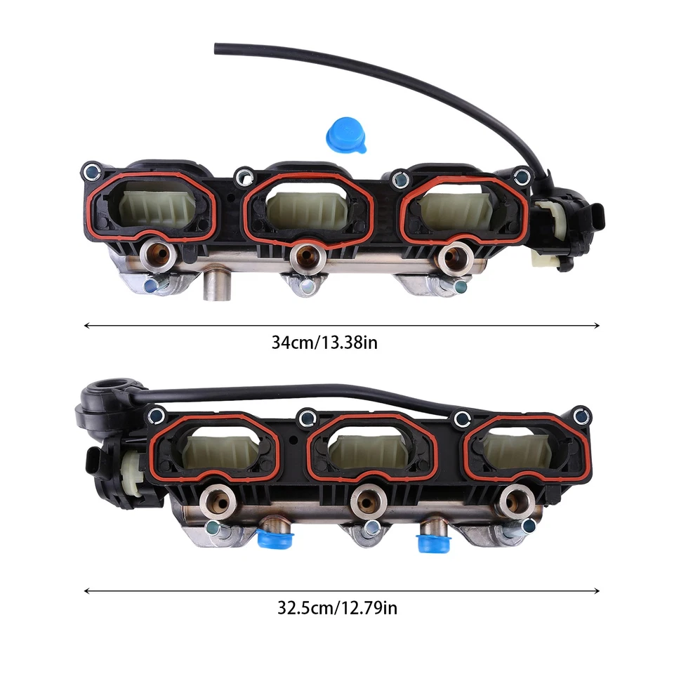 06E133109 06E133110 Intake Manifolds L+R For Audi S4 S5 A6 A7 Q5 Q7 V6 3.0 TSI  Foto 2 de 4