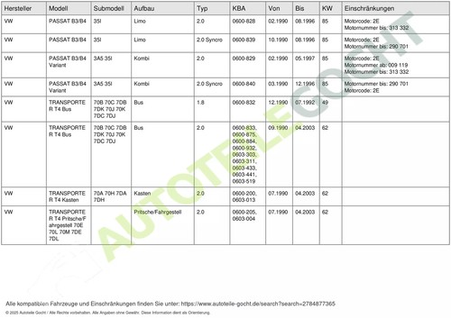 Juego de embrague Juego de embrague Kit para VW Passat Sachs 3000327002 1990 - 2003 - Imagen 6 de 6