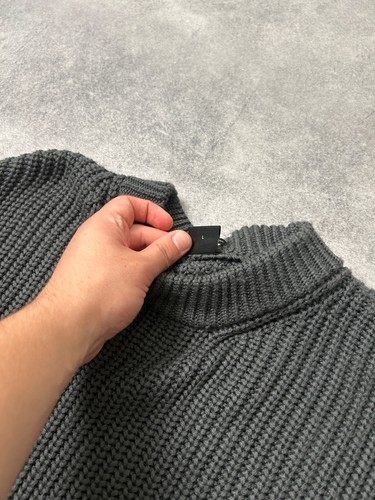 Hugo Boss Wool Finest itally Yarn chunky knit mens size L - Picture 6 of 7