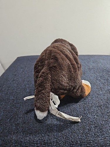 Ikea Bernese Mountain Dog 14" Puppy Plush Hoppig Brown White Sewn Eyes - Picture 3 of 7