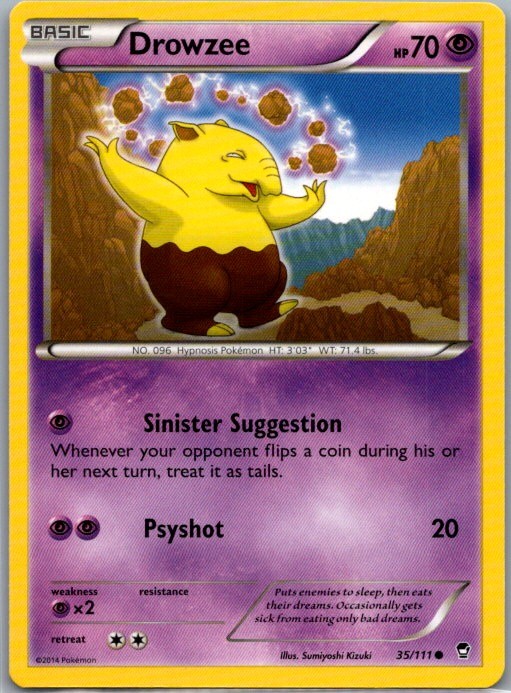 XY - Furious Fists #35/111 Drowzee