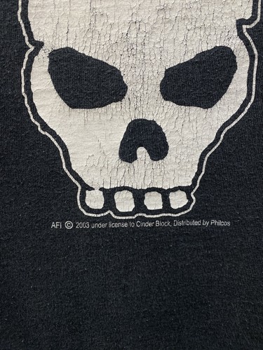 Vintage A Fire Inside AFI Band Tshirt Men’s Medium Black East Bay Hardcore Y2K - Foto 5 di 11