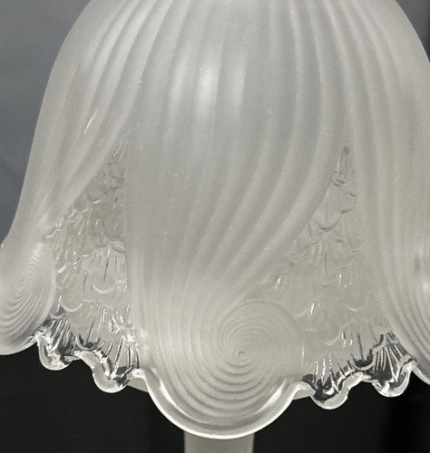 Partylite Clairmont Tealight Lamp Frosted Glass P0373~Victorian Style 10”T x 5.5 - Picture 7 of 15