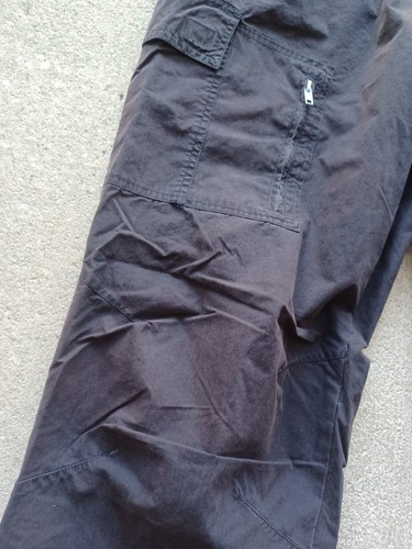 Vintage Wu-Tang Clan Wu-Wear Cargo Paratrooper Pants Black Size 32 Rare HipHop - Picture 8 of 12