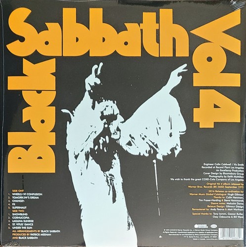Black Sabbath - Black Sabbath Vol 4 (LP,Album,Reissue,Remastered) (Mint (M)) - 3 - Picture 3 of 5