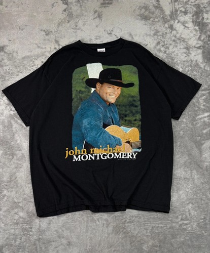 John Michael Montgomery 2001 Tour Vintage T-Shirt (XL) Country Music Tee - Picture 1 of 8