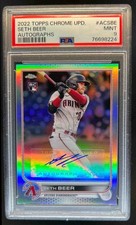 2022 Topps Chrome Update Seth Beer Auto RC Rookie #AC-SBE Diamondbacks PSA 9