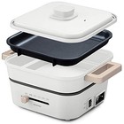 Iris Oyama Hot Plate Grill Pot 2 Plates Ceramic Coat Pot Flat Plate IGU-P2-H Lig