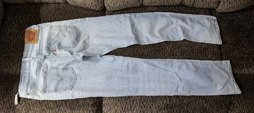Levis 502 Regular Taper Blue Jeans - Size 16Reg - 16 Regular - 28x28 Broke Loop - Picture 5 of 6