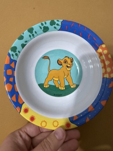 Vintage Selandia Colorforms Disney The Lion King 7 Piece Melamine Set NIB - Picture 8 of 11