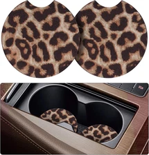 Car Cup Drink Holder Coaster, 2 Pack Car Coasters for Cup Holders, Cute Vehicle 