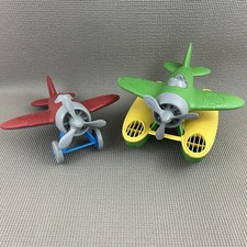 GREEN TOYS OceanBound Seaplane And Airplane 100% Recycled BPA Free Made In USA