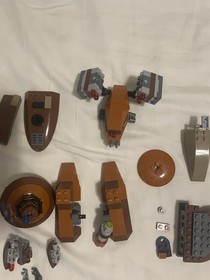 LEGO Star Wars 75085 Hailfire Droid and Geonosis cannon builds incomplete used