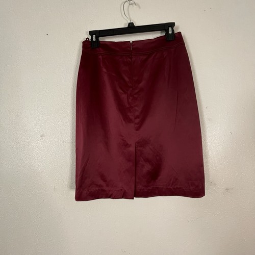 Georgiou Studio Traje Chaqueta Falda Granate Talla 6 Forrado Abertura Trasera *LEER* - Imagen 9 de 10