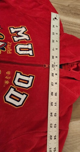 Y2K Girls Mudd Cheer Tracksuit Ribbed Velour Set Sz XL (16) - Picture 5 of 19