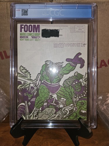 Foom Magazin #4 (Marvel Comics Dezember 1973) CGC 6.0 COVERFEHLER - Bild 2 von 2