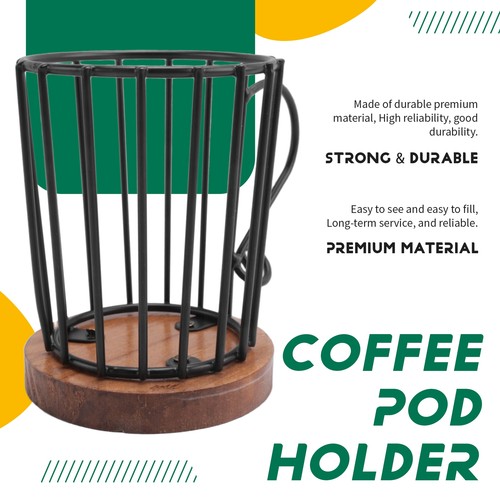 1X(Kaffeepadhalter, K-Becher-Organizer, K-Becherhalter für die Theke, Aufbe5998 - Bild 3 von 7