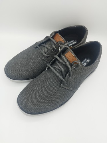 Zapatos Skechers EE. UU. 999798 Montone Duo Eventual de Lona con Cordones de Espuma con Memoria UK8 - Imagen 3 de 15