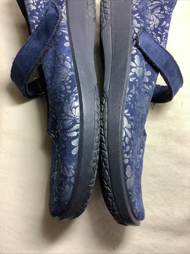 Scarpa Arcopedico donna EU 41 US 9,5 comoda casual blu metallizzato tessuto Mary Jane - Foto 10 di 21