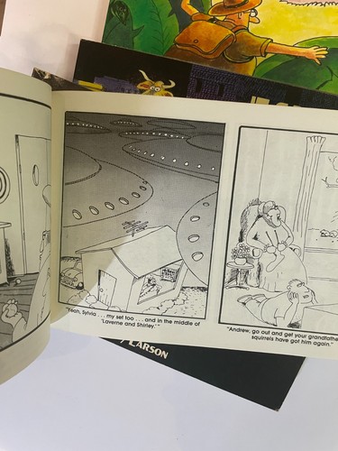 Lot The Far Side Series: Vol 1-10 1982- 1989 Cartoon Comic Books by Gary Larson - Picture 11 of 11