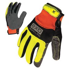 Ironclad Performance Wear Exo2-Hvp-03-M Exo Hi-Vis Mechanics Gloves, Embossed