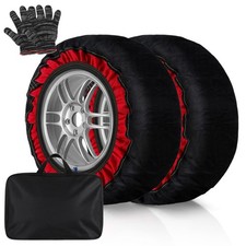 2tlg Schneesocken Auto Praktisch Größe M-XL Langlebig Schneeketten Anti Rutsch