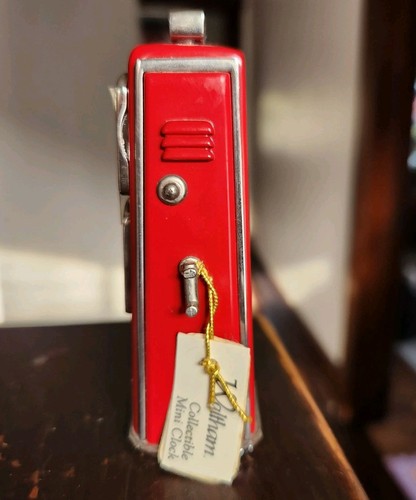 Vtg WALTHAM GAS PUMP & CLOCK NEW WITH TAGS MINI SHELF DESK - Picture 16 of 16
